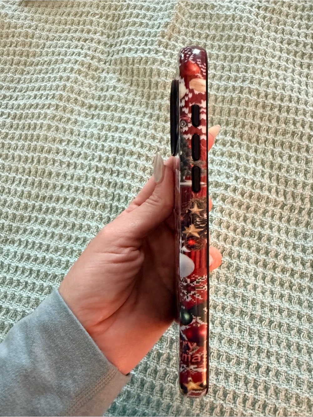 Amazon Red Christmas Pattern Phone 16 pro max Case - Picture 2 of 4